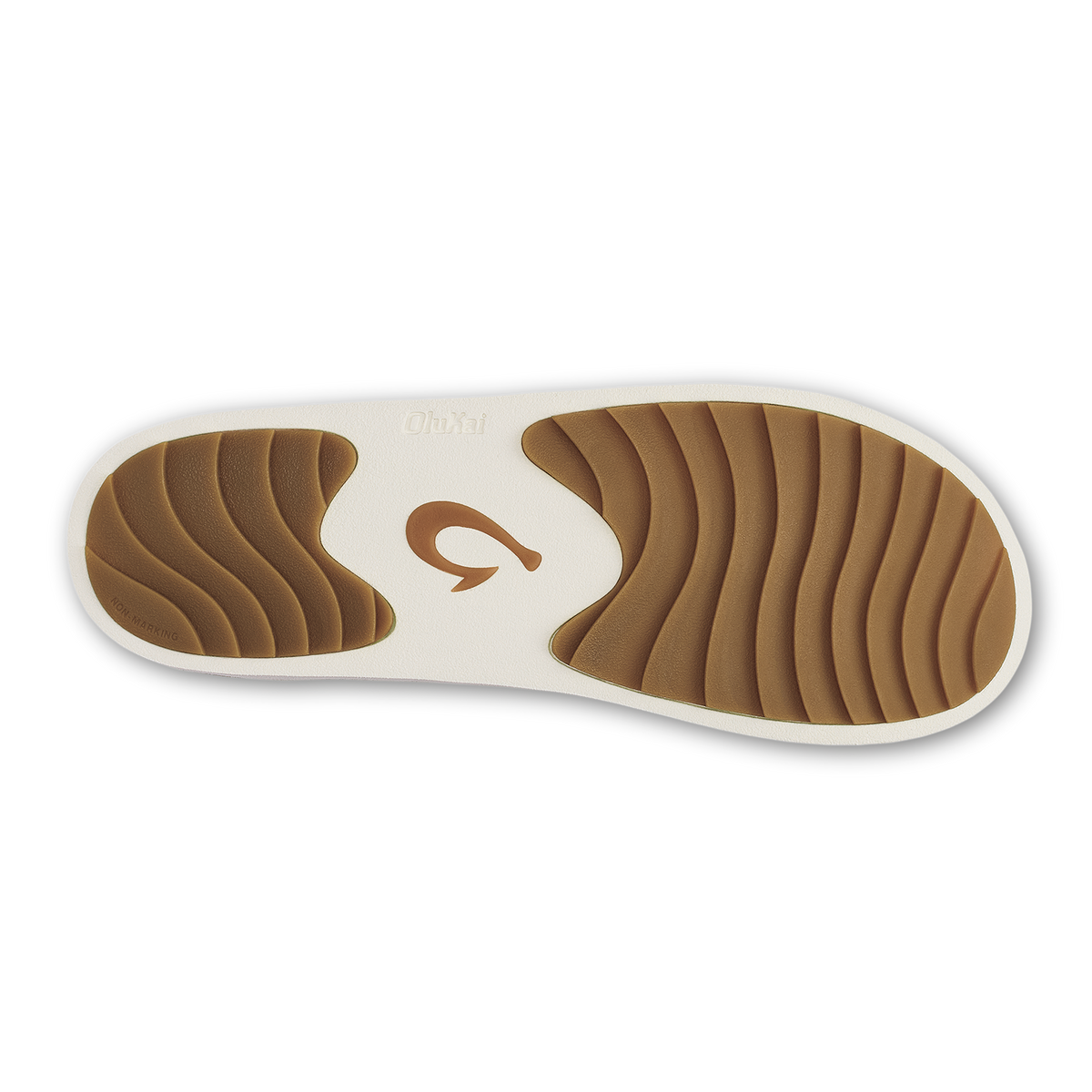 OluKai Mani-Taupe Grey / Golden Sand
