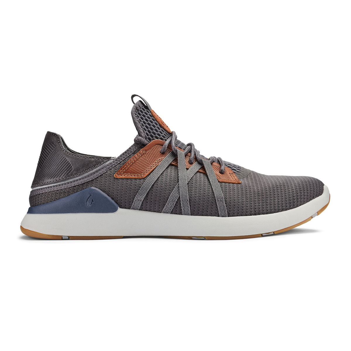 OluKai Mio Lī Men's Athletic Shoes - Pavement / Vintage Indigo