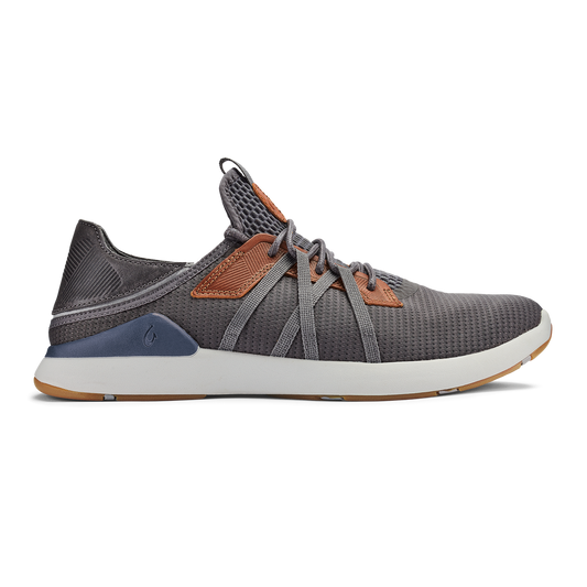 OluKai Mio Lī Men's Athletic Shoes - Pavement / Vintage Indigo