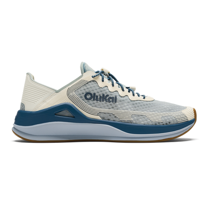 OluKai ‘Ahi Men’s Water Boat Shoes - Blue Pearl / White Sand