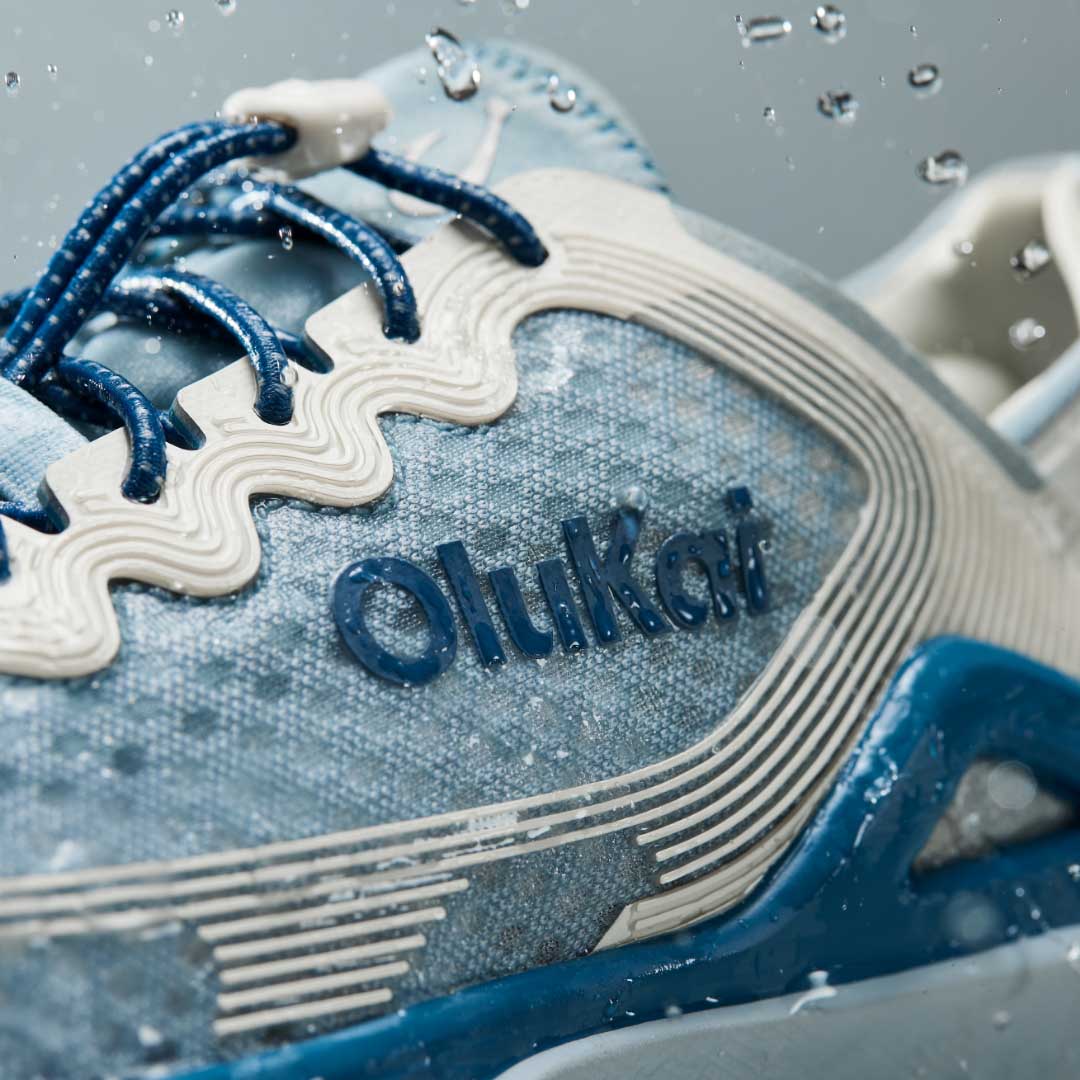 OluKai ‘Ahi Men’s Water Boat Shoes - Blue Pearl / White Sand