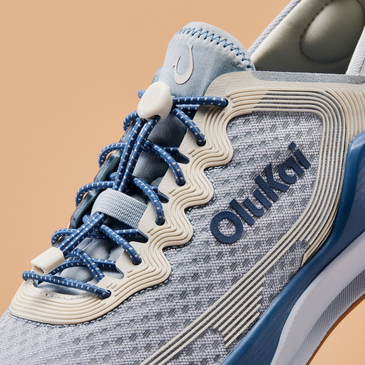 OluKai ‘Ahi Men’s Water Boat Shoes - Blue Pearl / White Sand