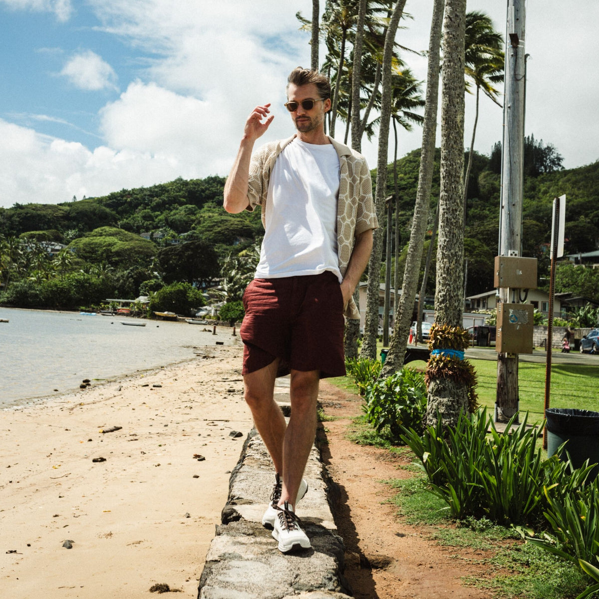 OluKai Makiki - White Sand / Tapa | Olukai