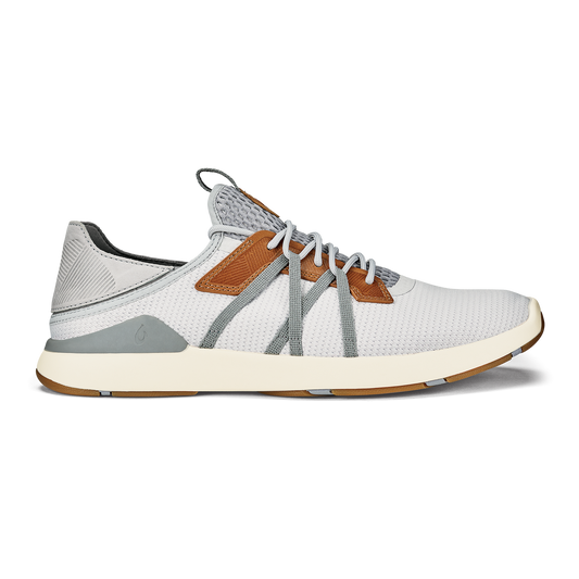 OluKai Mio Lī Men's Athletic Shoes - Mist Grey / Poi