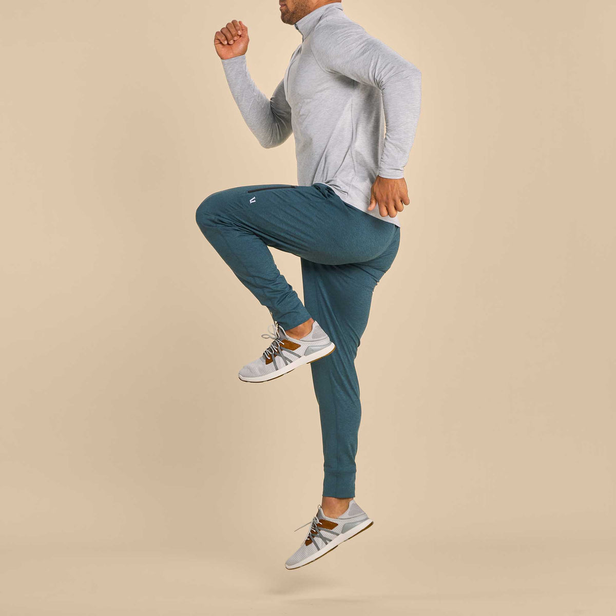 OluKai Mio Lī Men's Athletic Shoes - Mist Grey / Poi