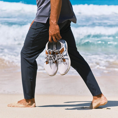 OluKai Mio Lī Men's Athletic Shoes - Mist Grey / Poi