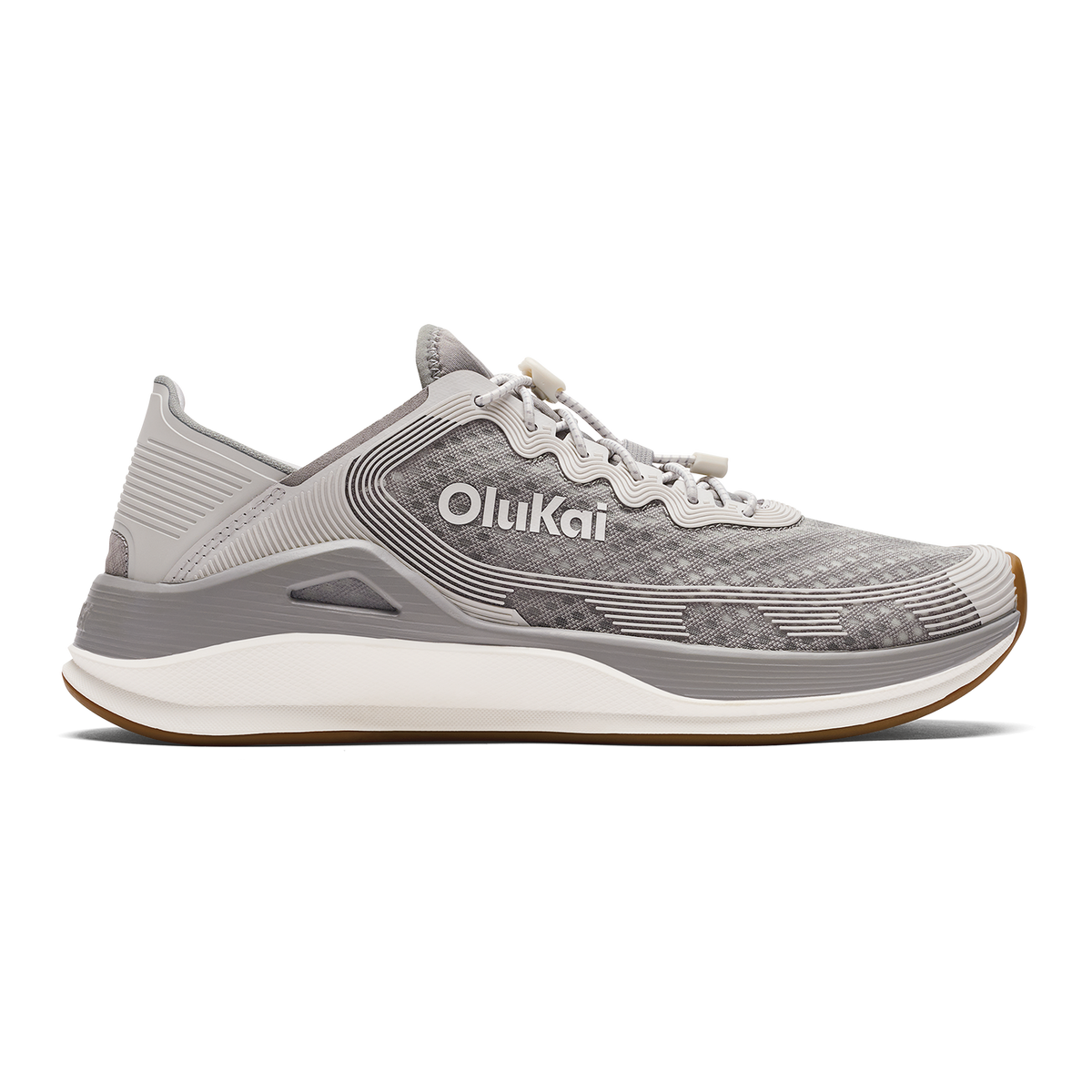 OluKai ‘Ahi Men’s Water Boat Shoes - Ash / Sterling
