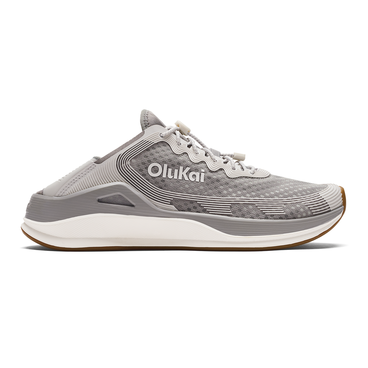 OluKai ‘Ahi Men’s Water Boat Shoes - Ash / Sterling
