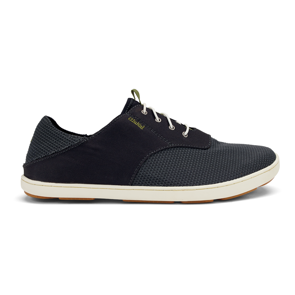 OluKai Nohea Moku Men's Boat Shoes - Black