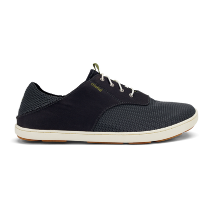 OluKai Nohea Moku Men's Boat Shoes - Black
