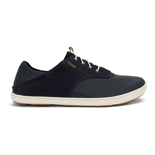 OluKai Nohea Moku Men's Boat Shoes - Black