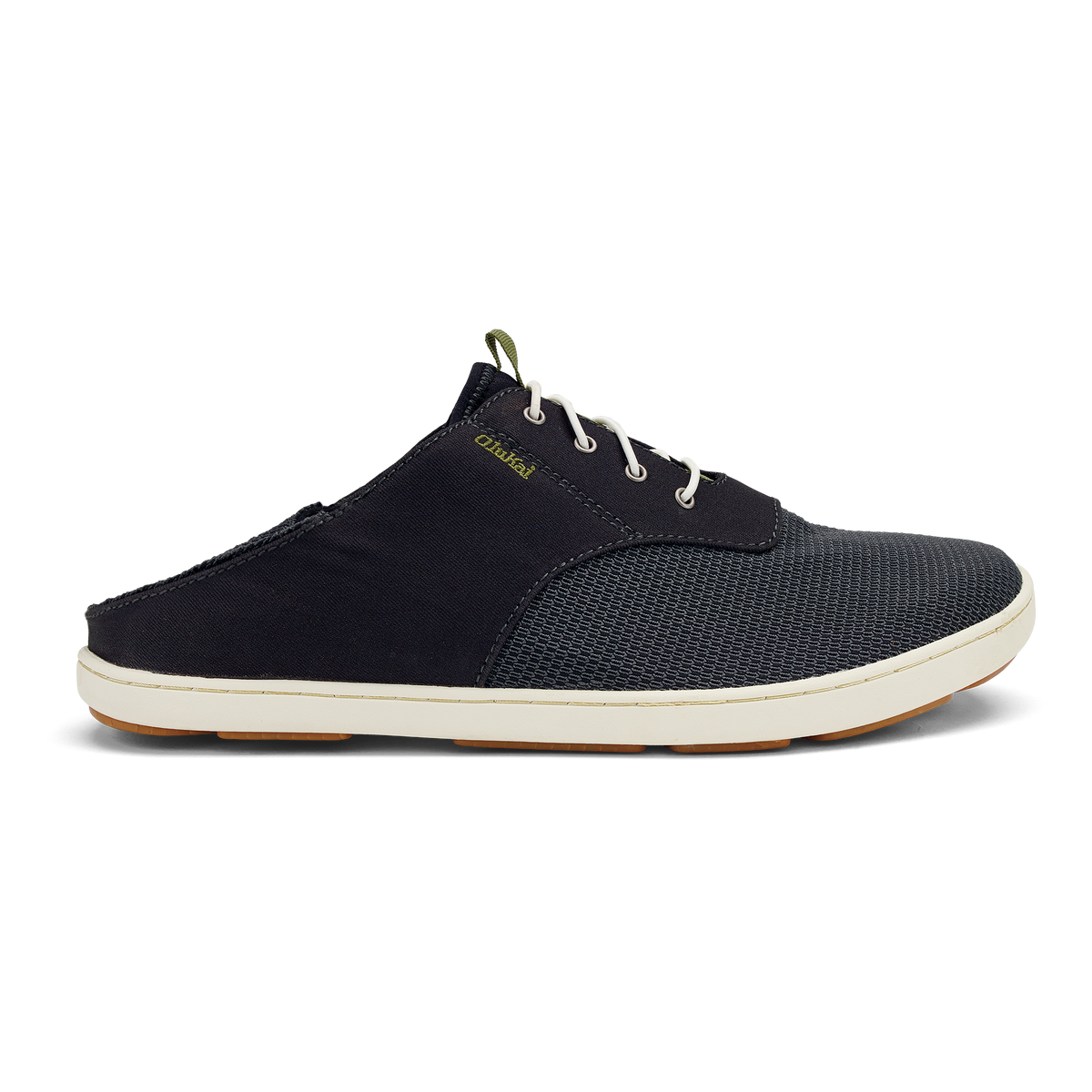 OluKai Nohea Moku Men's Boat Shoes - Black
