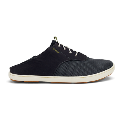 OluKai Nohea Moku Men's Boat Shoes - Black