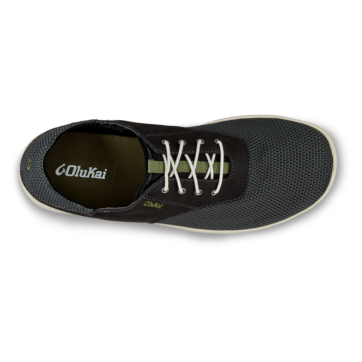 OluKai Nohea Moku Men's Boat Shoes - Black