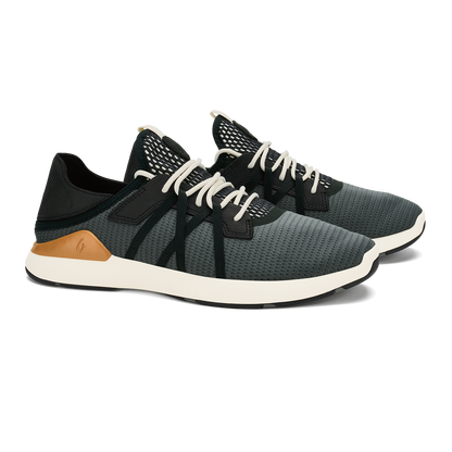 OluKai Mio Lī Men's Athletic Shoes - Rock / Natural