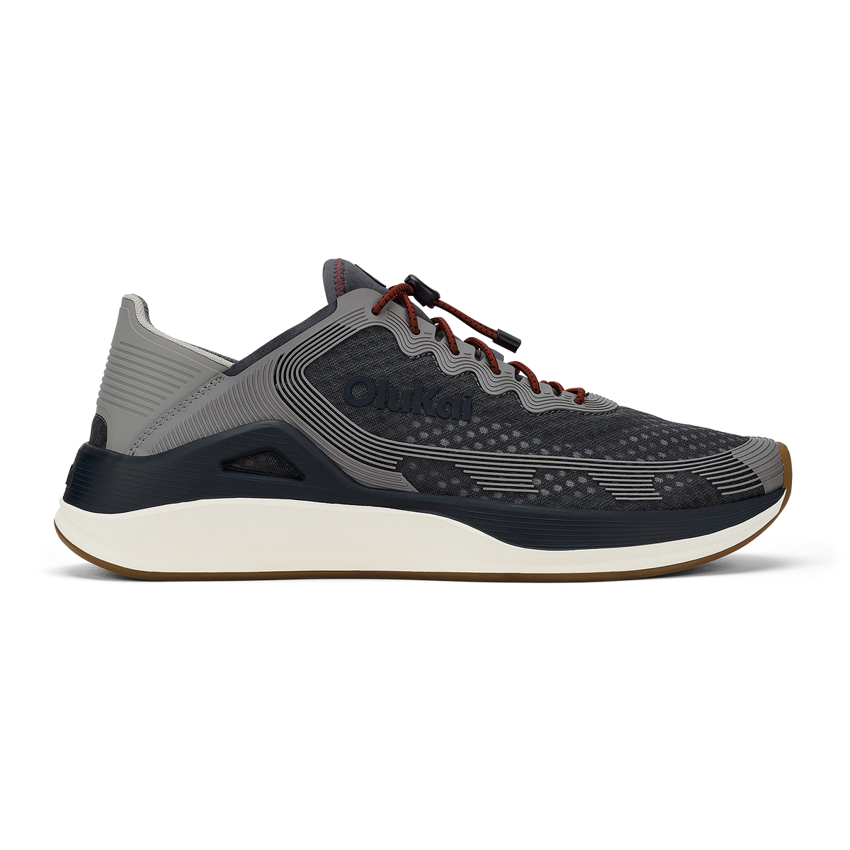 OluKai ‘Ahi Men’s Water Boat Shoes - Rock / Ash