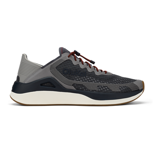 OluKai ‘Ahi Men’s Water Boat Shoes - Rock / Ash