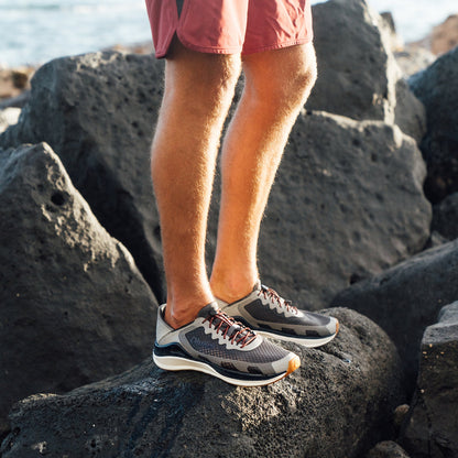 OluKai ‘Ahi Men’s Water Boat Shoes - Rock / Ash