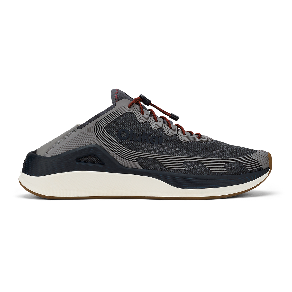 OluKai ‘Ahi Men’s Water Boat Shoes - Rock / Ash