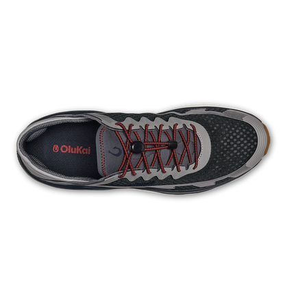 OluKai ‘Ahi Men’s Water Boat Shoes - Rock / Ash