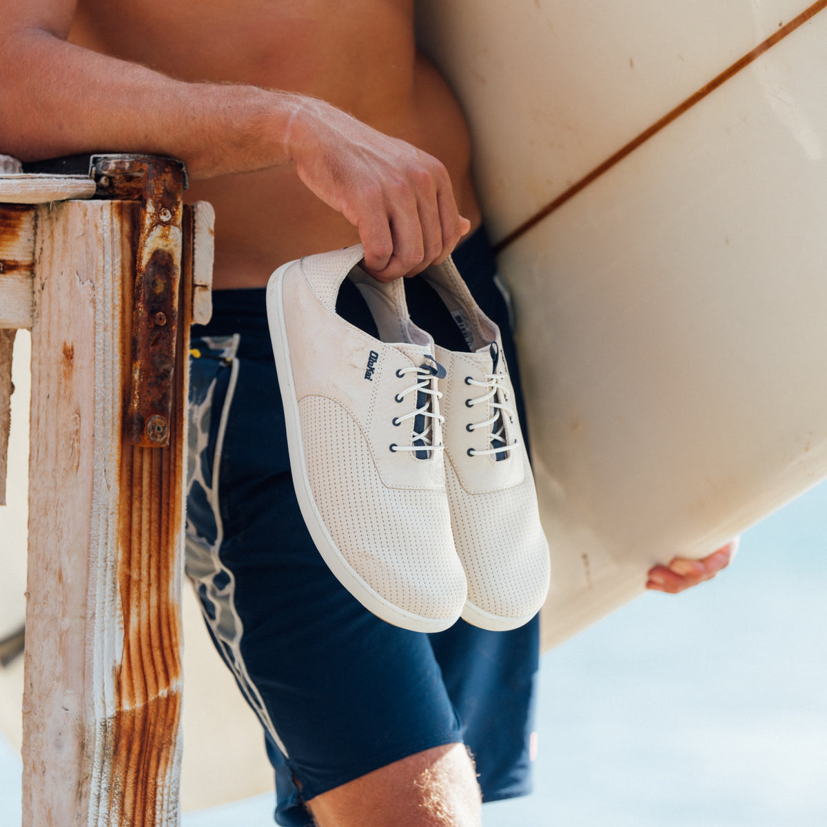 OluKai Nohea Moku Men's Boat Shoes - Tapa