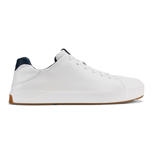 OluKai Lae‘ahi Lī ‘Ili Men's Sneakers - Bright White / Trench Blue