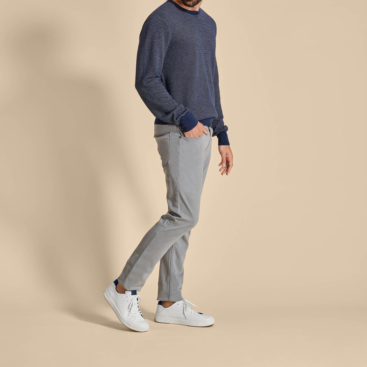 OluKai Lae‘ahi Lī ‘Ili Men's Sneakers - Bright White / Trench Blue