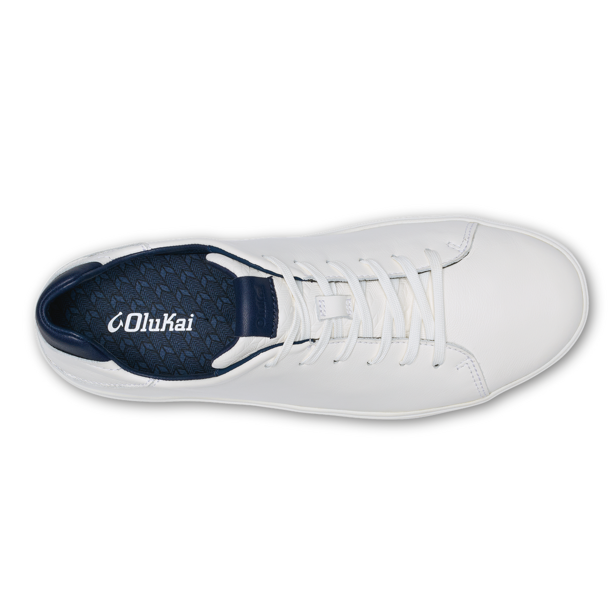 OluKai Lae‘ahi Lī ‘Ili Men's Sneakers - Bright White / Trench Blue