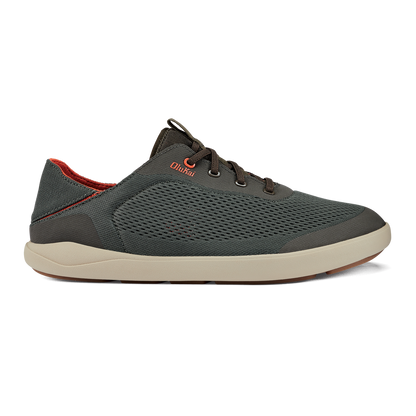 OluKai Moku Pae Men's Boat Shoes - Island Salt / Koi