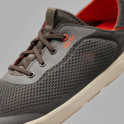 OluKai Moku Pae Men's Boat Shoes - Island Salt / Koi