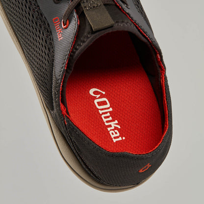 OluKai Moku Pae Men's Boat Shoes - Island Salt / Koi