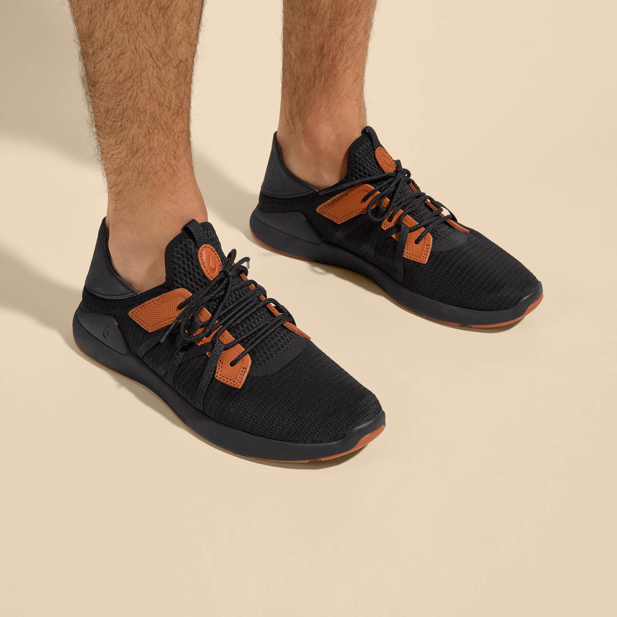 OluKai Mio Lī Men's Athletic Shoes - Lava Rock