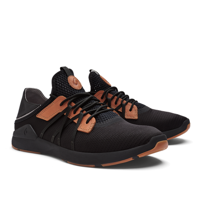 OluKai Mio Lī Men's Athletic Shoes - Lava Rock
