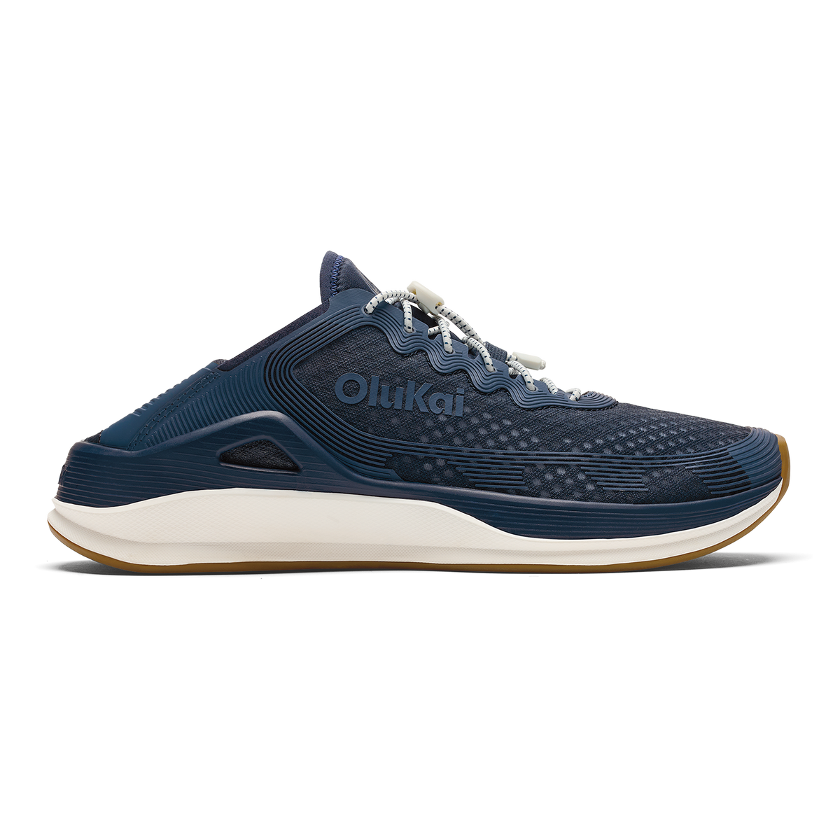 OluKai ‘Ahi Men’s Water Boat Shoes - Mood Indigo / Coastal Blue