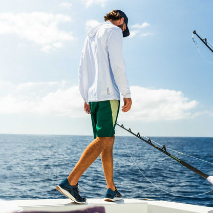 OluKai ‘Ahi Men’s Water Boat Shoes - Mood Indigo / Coastal Blue