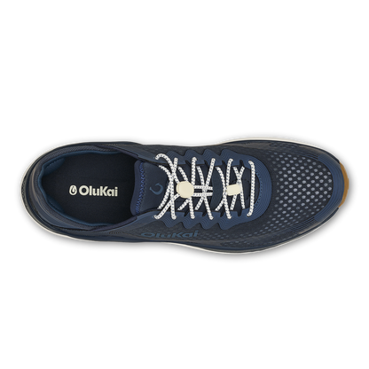 OluKai ‘Ahi Men’s Water Boat Shoes - Mood Indigo / Coastal Blue