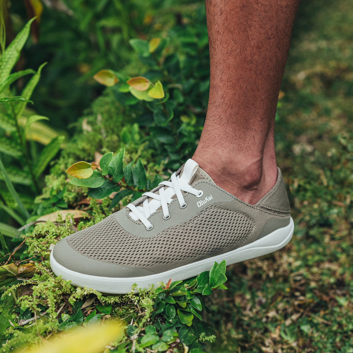 OluKai Moku Pae Men's Boat Shoes - Clay / Tapa