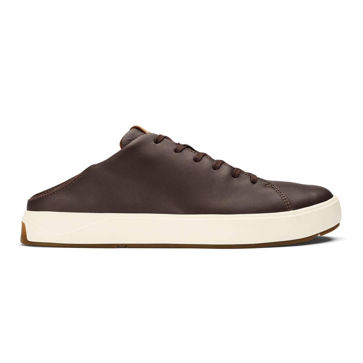 OluKai Lae‘ahi Lī ‘Ili Men's Leather Sneakers - Dark Java