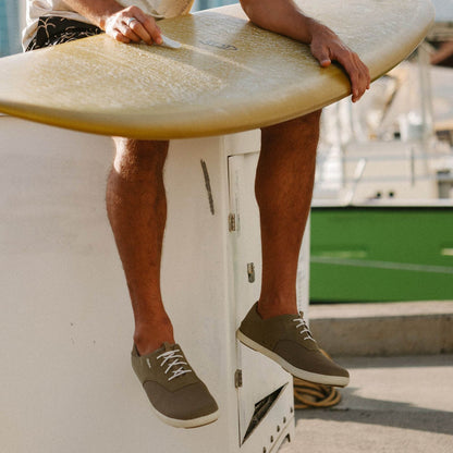 OluKai Nohea Moku Men's Boat Shoes - Tapa