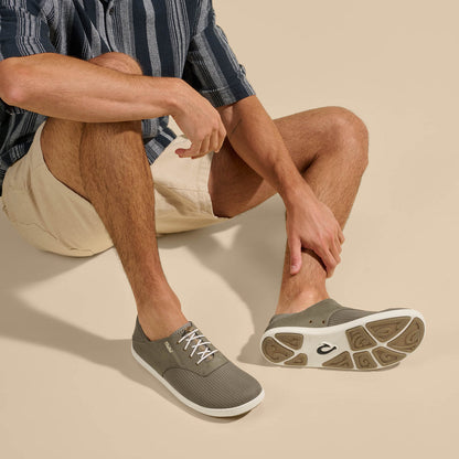 OluKai Nohea Moku Men's Boat Shoes - Tapa