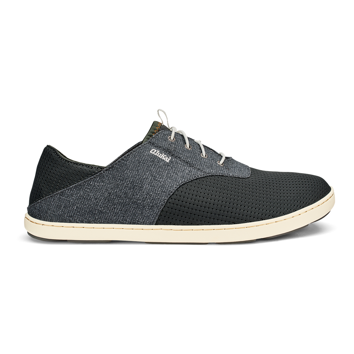OluKai Nohea Moku Men's Boat Shoes - Dark Shadow