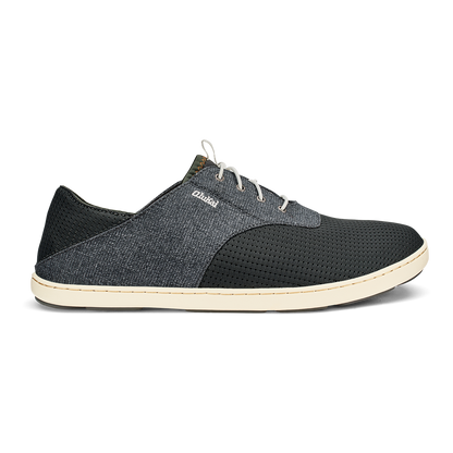 OluKai Nohea Moku Men's Boat Shoes - Dark Shadow