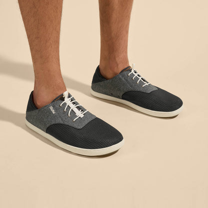 OluKai Nohea Moku Men's Boat Shoes - Dark Shadow