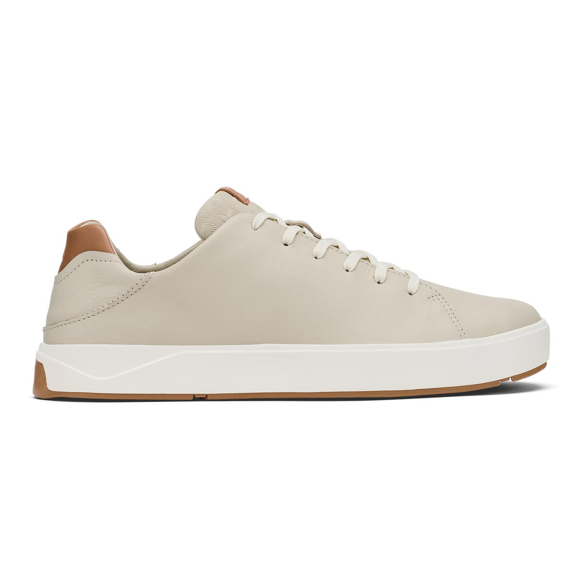 OluKai Lae‘ahi Lī ‘Ili Men's Leather Sneakers - Tapa