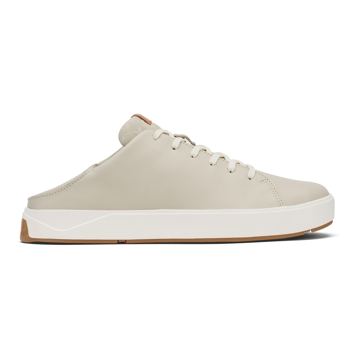 OluKai Lae‘ahi Lī ‘Ili Men's Leather Sneakers - Tapa
