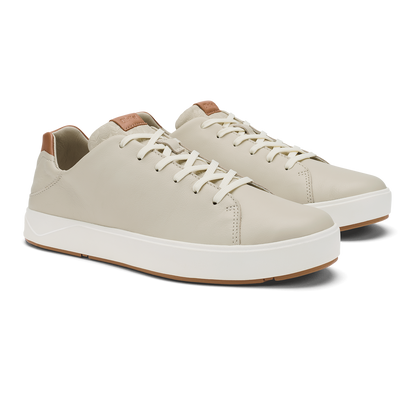 OluKai Lae‘ahi Lī ‘Ili Men's Leather Sneakers - Tapa