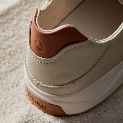 OluKai Lae‘ahi Lī ‘Ili Men's Leather Sneakers - Tapa