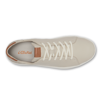 OluKai Lae‘ahi Lī ‘Ili Men's Leather Sneakers - Tapa