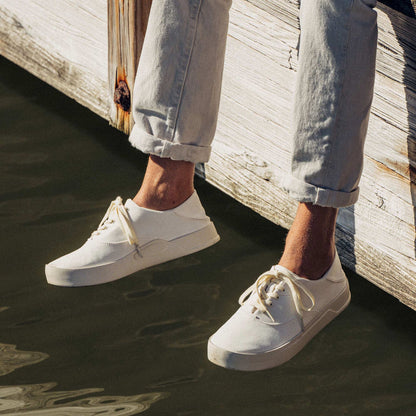 OluKai Tradewind Men’s Breathable Sneakers - Off White
