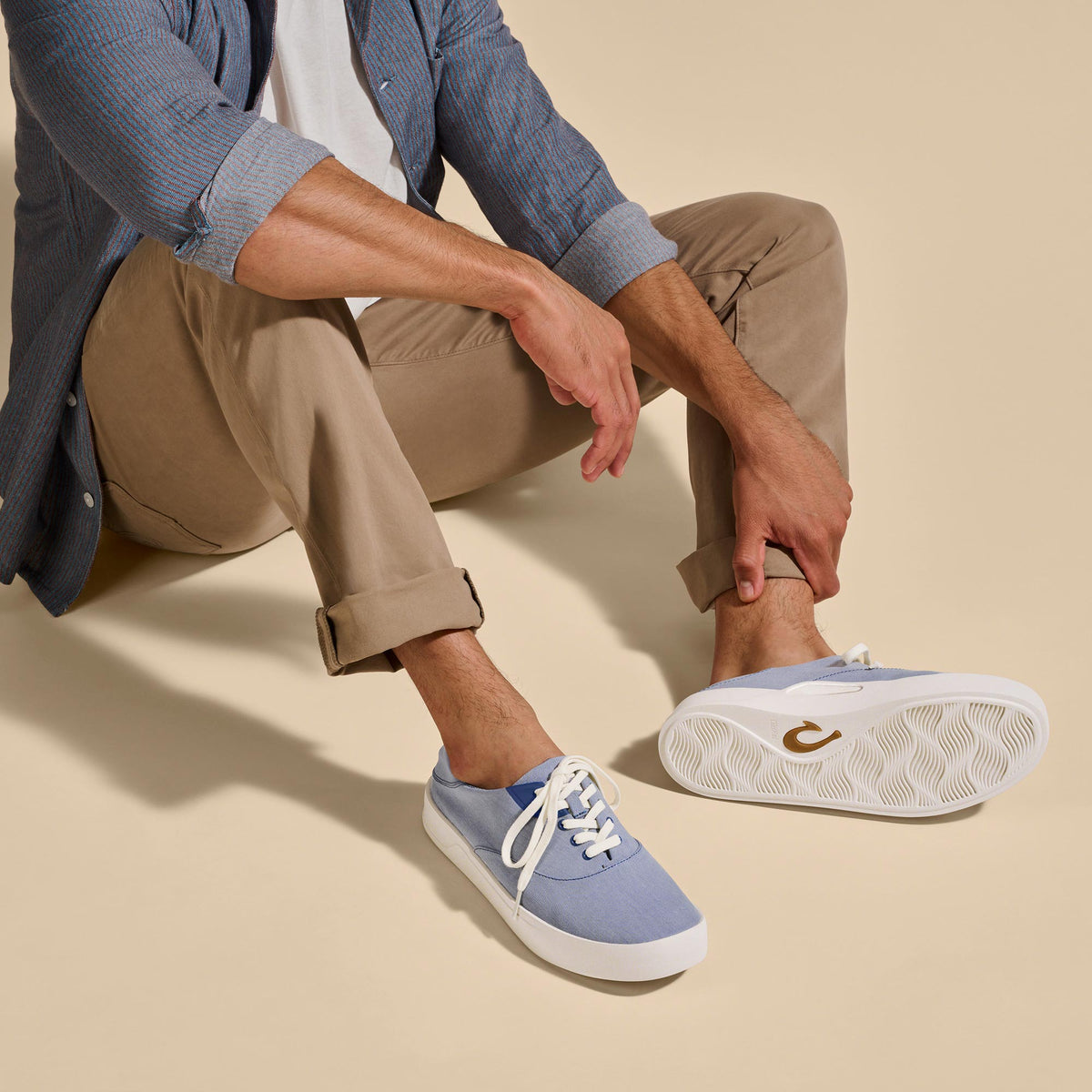 OluKai Tradewind Men’s Breathable Sneakers - Navy